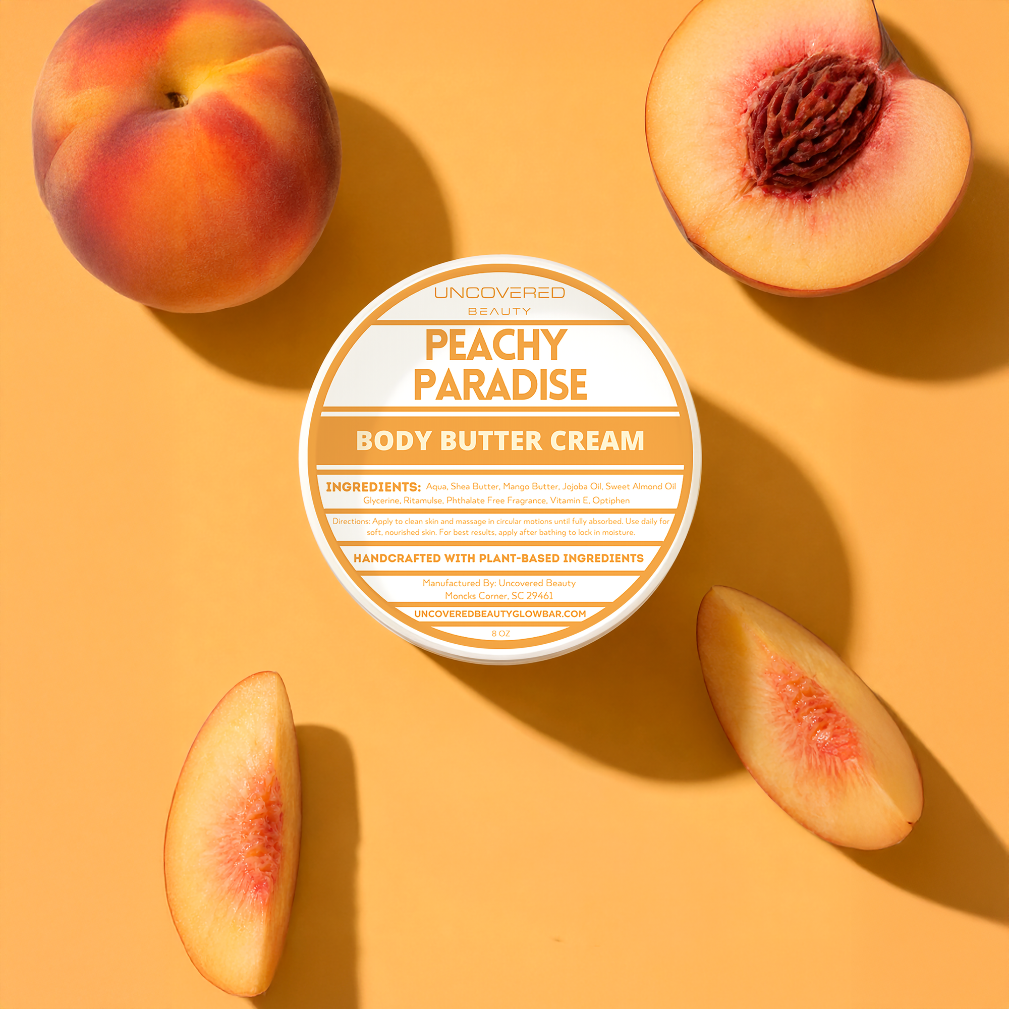 Peachy Paradise Body Butter Cream (Uncovered Beauty Original Blend)