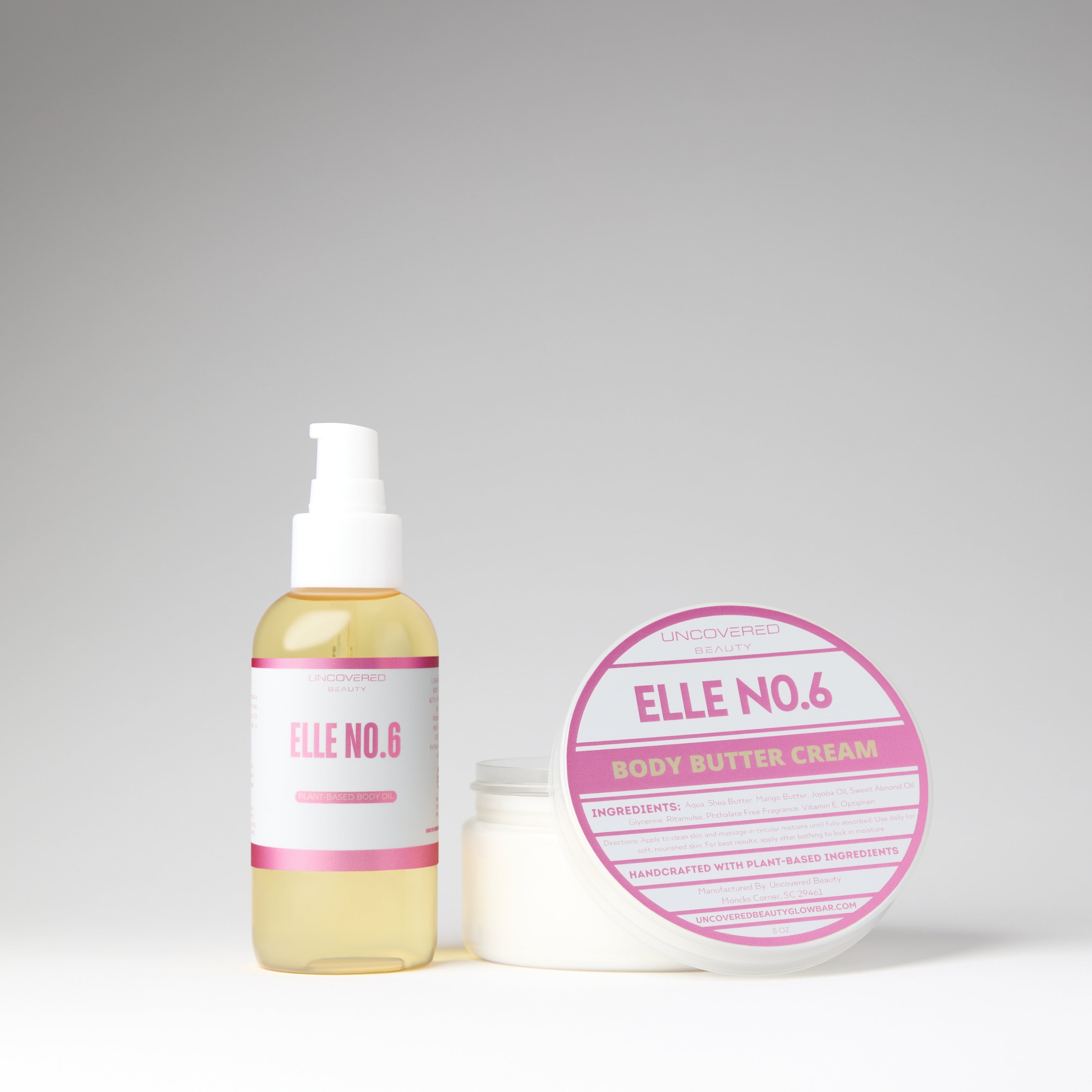 Elle No. 6 Body Oil and Body Butter Cream Bundle