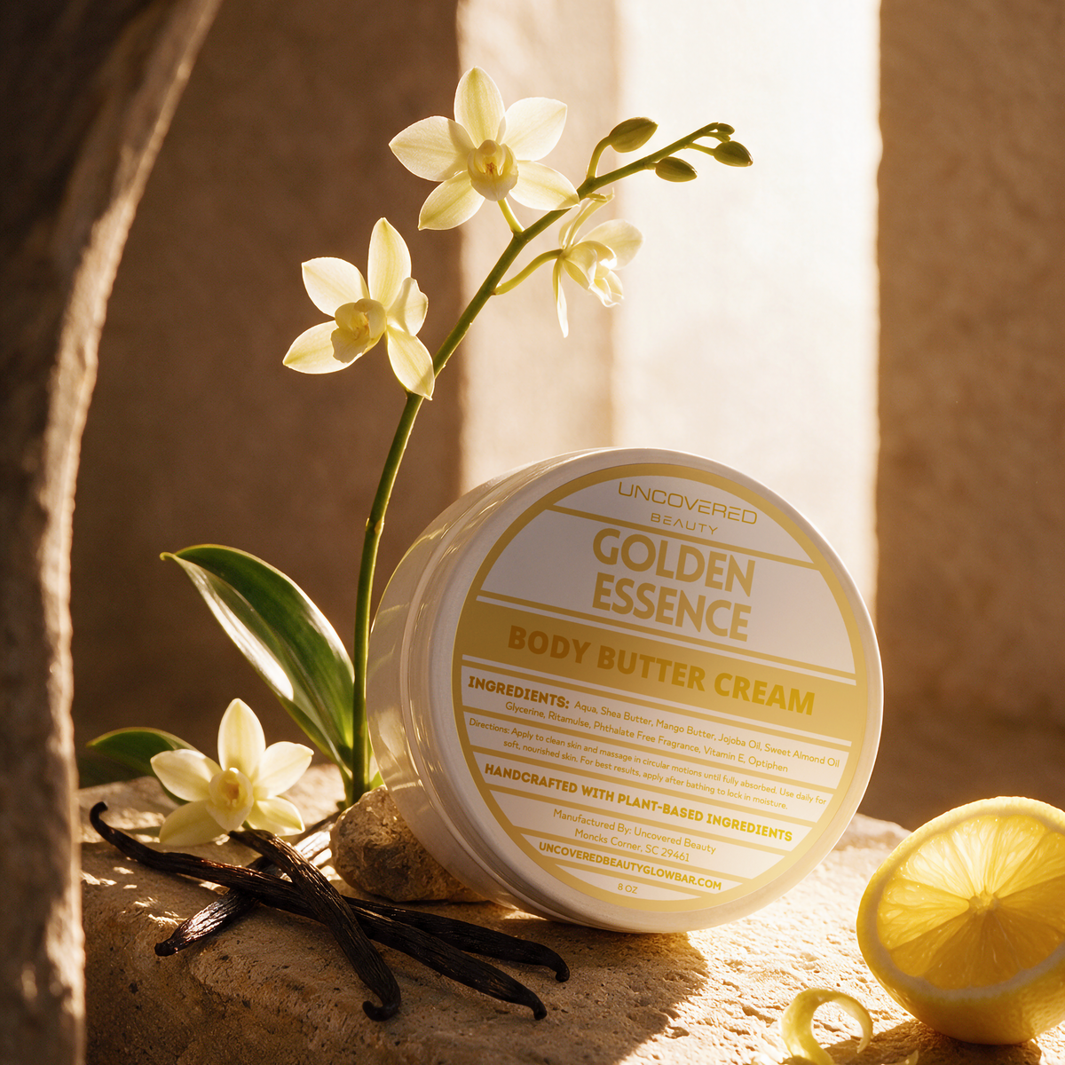 Golden Essence Body Butter Cream (Inspired by Creed's Sublime Vanille)