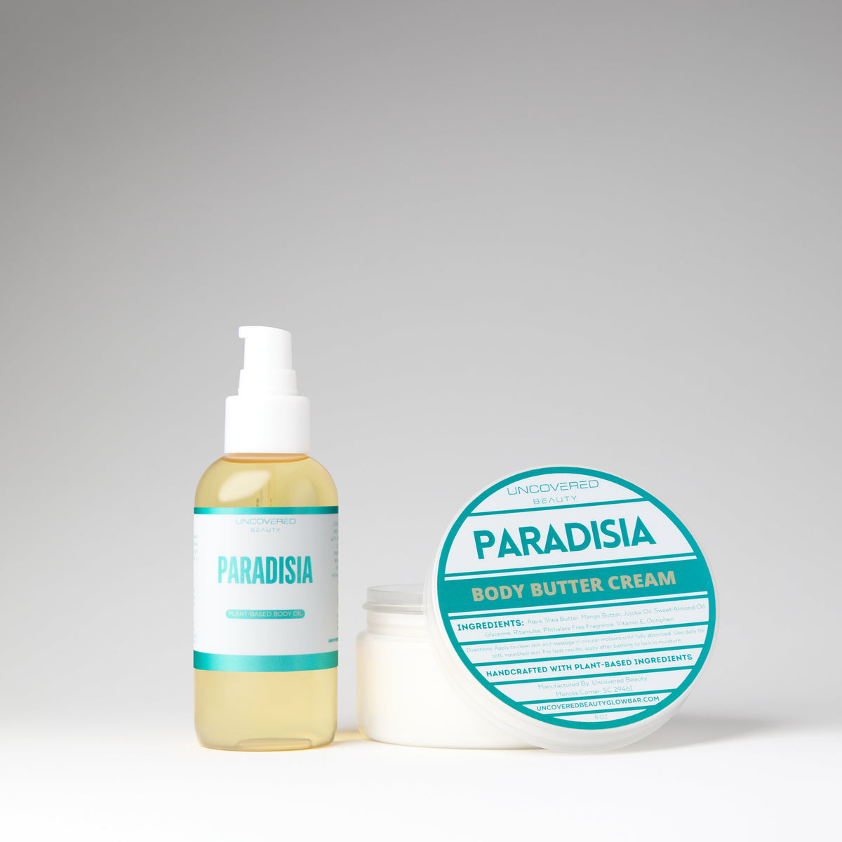 Paradisia Body Oil and Body Butter Cream Bundle