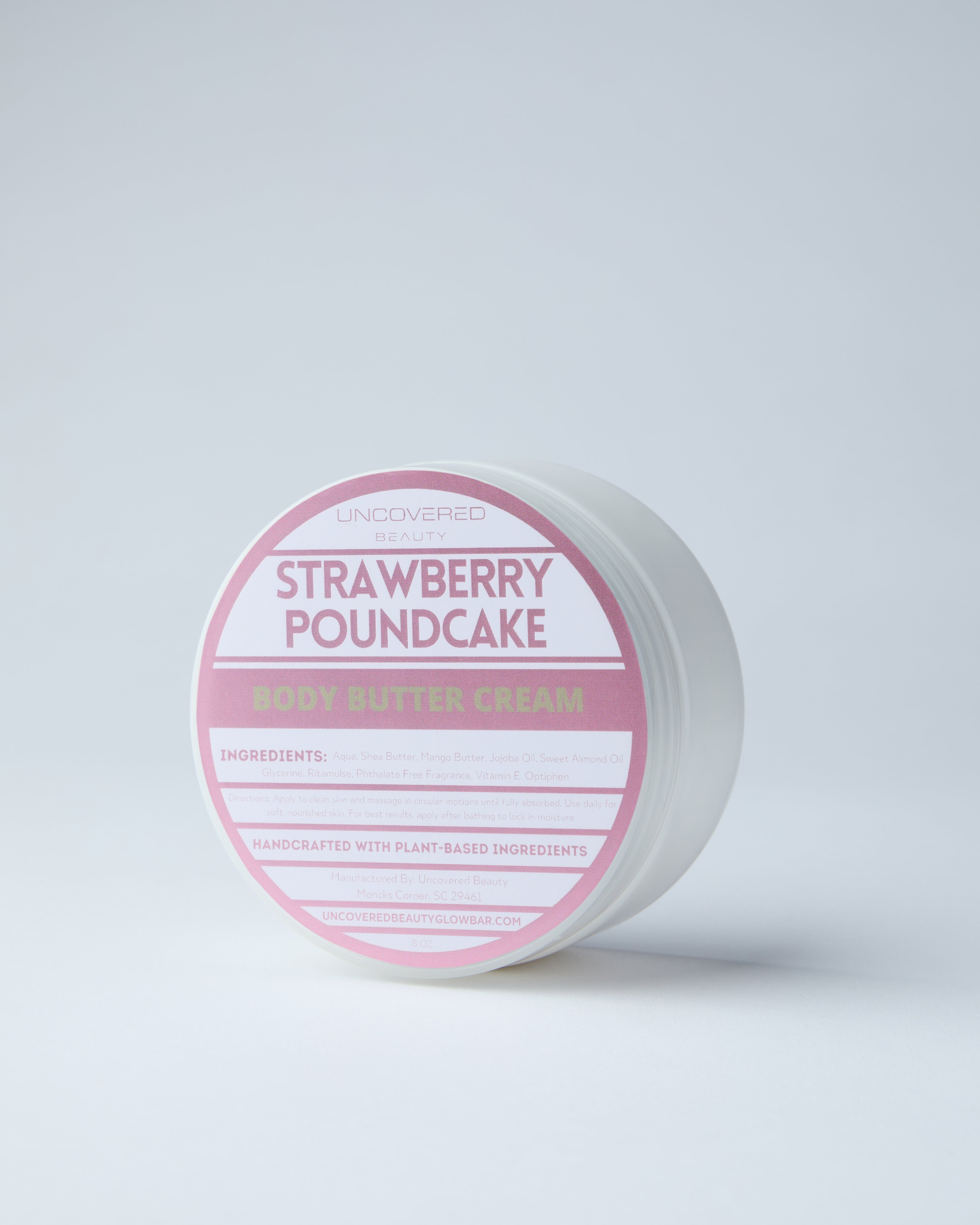 Strawberry Poundcake Body Butter Cream (Uncovered Beauty Original Blend)