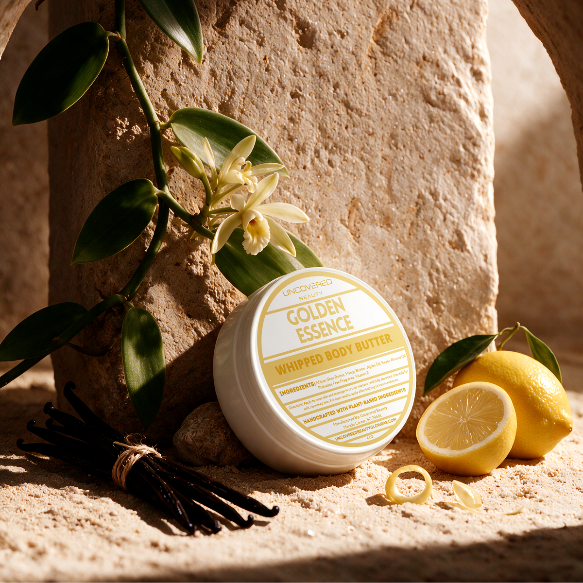 Golden Essence Whipped Body Butter (Inspired by Creed's Sublime Vanille)