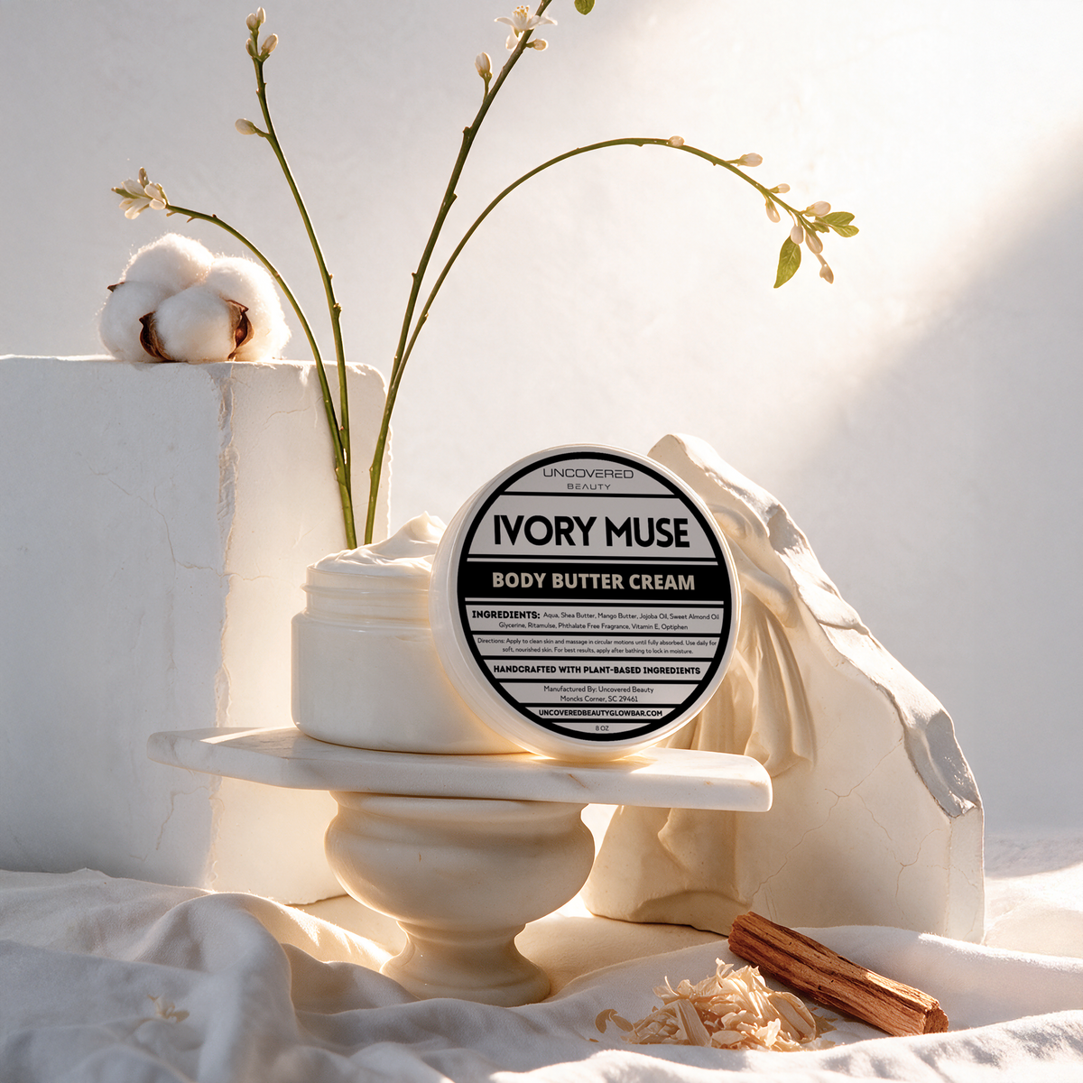 Ivory Muse Body Butter Cream (Inspired by Carolina Herrera's Cedar Chic)